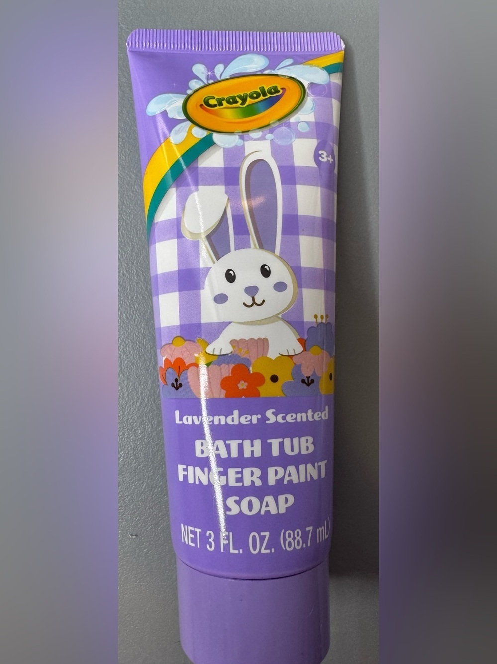 Crayola Lavender Purple Bath Tub Finger Paint Soap lavender scented Easter theme